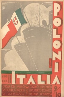 Polonia-Italia : organ Izby Handlowej Polsko-Italskiej = organo della Camera di Commercio Polacco-Italiana. 1928, nr 9-10