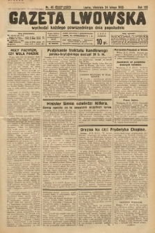 Gazeta Lwowska. 1935, nr 45