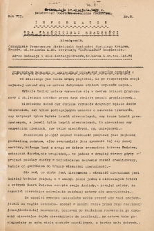 Informator dla Właścicieli Realności. 1935, nr 8