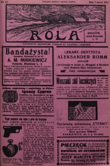 Rola : ilustrowany bezpartyjny tygodnik ku pouczeniu i rozrywce. 1935, nr 10