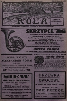 Rola : ilustrowany bezpartyjny tygodnik ku pouczeniu i rozrywce. 1935, nr 16