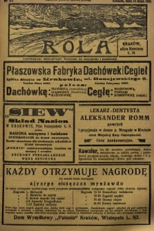 Rola : ilustrowany bezpartyjny tygodnik ku pouczeniu i rozrywce. 1935, nr 21
