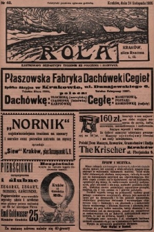 Rola : ilustrowany bezpartyjny tygodnik ku pouczeniu i rozrywce. 1935, nr 48