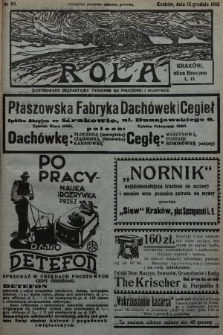 Rola : ilustrowany bezpartyjny tygodnik ku pouczeniu i rozrywce. 1935, nr 51