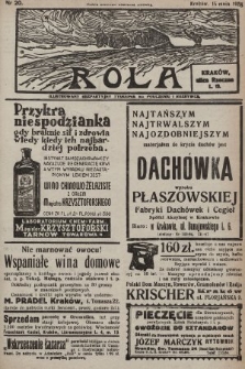 Rola : ilustrowany bezpartyjny tygodnik ku pouczeniu i rozrywce. 1938, nr 20