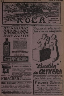 Rola : ilustrowany bezpartyjny tygodnik ku pouczeniu i rozrywce. 1939, nr 9