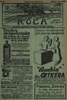 Rola : ilustrowany bezpartyjny tygodnik ku pouczeniu i rozrywce. 1939, nr 10