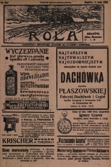 Rola : ilustrowany bezpartyjny tygodnik ku pouczeniu i rozrywce. 1939, nr 20