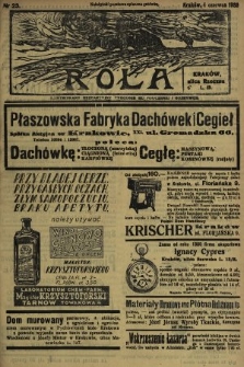 Rola : ilustrowany bezpartyjny tygodnik ku pouczeniu i rozrywce. 1939, nr 23