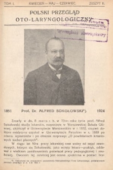 Polski Przegląd Oto-laryngologiczny. T. 1, 1924, z. 2