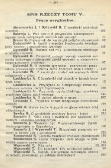Polski Przegląd Oto-laryngologiczny : organ Polskiego T-wa Oto-laryngologicznego. T. 5, 1928, spis rzeczy