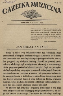 Gazetka Muzyczna. 1939, nr 5