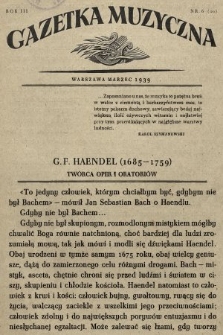 Gazetka Muzyczna. 1939, nr 6