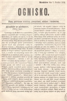Ognisko : pismo poświęcone rolnictwu, przemysłowi, sztukom i rzemiosłom. 1861, nr 34