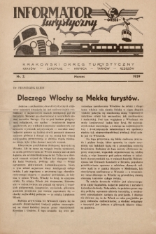 Informator Turystyczny : Krakowski okręg turystyczny. 1939, nr 2
