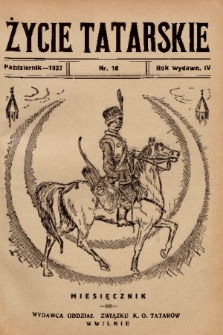 Życie Tatarskie. 1937, nr 10