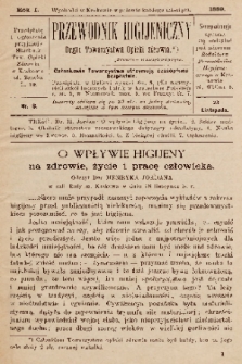 Przewodnik Higjeniczny : Organ Towarzystwa Opieki Zdrowia. 1889, nr 8