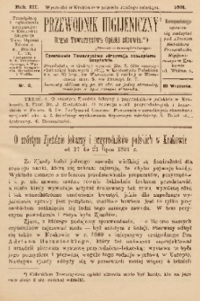 Przewodnik Higjeniczny : Organ Towarzystwa Opieki Zdrowia. 1891, nr 9