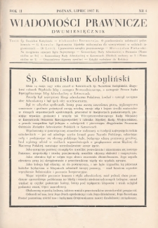 Wiadomości Prawnicze. 1937, nr 4