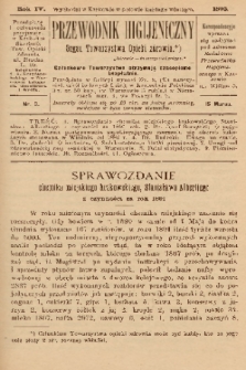 Przewodnik Higjeniczny : Organ Towarzystwa Opieki Zdrowia. 1892, nr 3