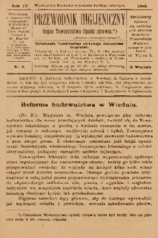 Przewodnik Higjeniczny : Organ Towarzystwa Opieki Zdrowia. 1892, nr 9