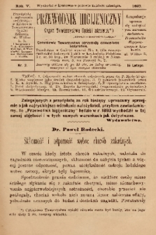 Przewodnik Higjeniczny : Organ Towarzystwa Opieki Zdrowia. 1893, nr 2