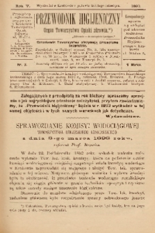 Przewodnik Higjeniczny : Organ Towarzystwa Opieki Zdrowia. 1893, nr 3