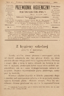 Przewodnik Higjeniczny : Organ Towarzystwa Opieki Zdrowia. 1894, nr 9