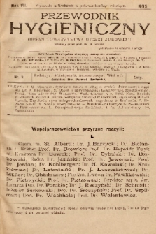 Przewodnik Higjeniczny : Organ Towarzystwa Opieki Zdrowia. 1895, nr 2