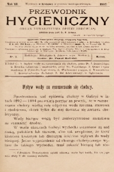 Przewodnik Higjeniczny : Organ Towarzystwa Opieki Zdrowia. 1895, nr 3