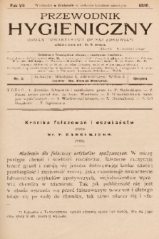 Przewodnik Higjeniczny : Organ Towarzystwa Opieki Zdrowia. 1895, nr 8