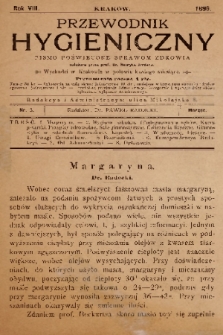Przewodnik Higjeniczny : pismo poświęcone sprawom zdrowia. 1896, nr 3