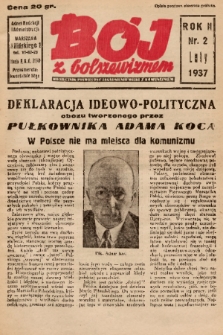 Bój z Bolszewizmem : miesięcznik poświęcony zagadnieniu walki z komunizmem. 1937, nr 2