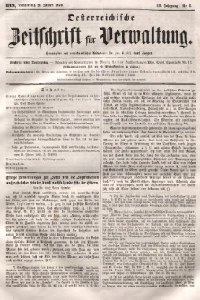 Oesterreichische Zeitschrift für Verwaltung. Jg. 3, 1870, nr 3