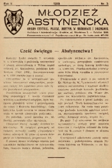 Młodzież Abstynencka : organ central. młodz. abstyn. w Krakowie i Poznaniu. 1929, nr 3