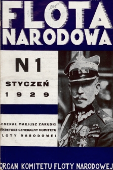 Flota Narodowa : organ Komitetu Floty Narodowej. 1929, nr 1