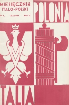 Polonia-Italia : miesięcznik italo-polski. 1936, nr 6