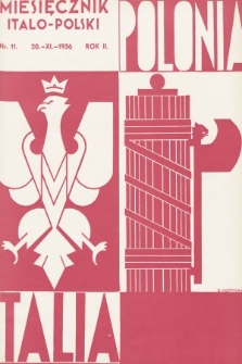 Polonia-Italia : miesięcznik italo-polski. 1936, nr 11