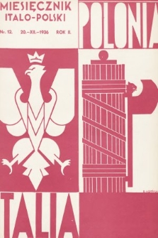 Polonia-Italia : miesięcznik italo-polski. 1936, nr 12