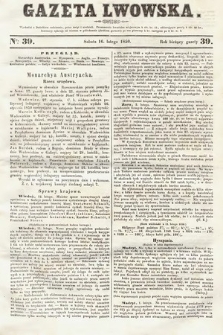 Gazeta Lwowska. 1850, nr 39