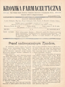 Kronika Farmaceutyczna : organ oficjalny Związku Zawodowego Farmaceutów Pracowników w Rzeczypospolitej Polskiej. 1924, nr 10