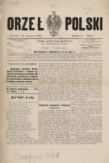 Orzeł Polski : pismo polityczno-społeczne. 1897, nr 2