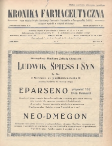 Kronika Farmaceutyczna : organ oficjalny Związku Zawodowego Farmaceutów Pracowników w Rzeczypospolitej Polskiej. 1925, nr 5