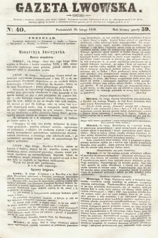 Gazeta Lwowska. 1850, nr 40