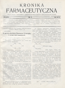 Kronika Farmaceutyczna : organ Związku Zawodowego Farmaceutów-Pracowników w Rzeczypospolitej Polskiej. 1928, nr 5