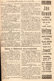 Ilustrowana Gazeta Polska : niezależne pismo codzienne. 1914, nr 25
