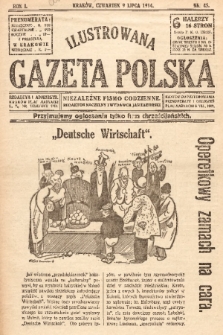 Ilustrowana Gazeta Polska : niezależne pismo codzienne. 1914, nr 45