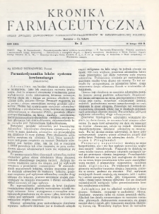 Kronika Farmaceutyczna : organ Związku Zawodowego Farmaceutów-Pracowników w Rzeczypospolitej Polskiej. 1930, nr 3