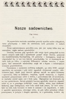 Ogrodnik Zawodowy : organ Towarzystwa Ogrodników Zawodowych we Lwowie. 1901, nr 5
