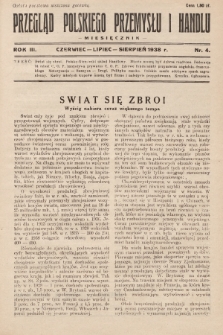 Przegląd Polskiego Przemysłu i Handlu. 1938, nr 4